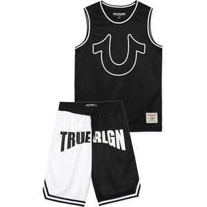 True Religion Boys Short Set for Kids Tank Top and Shorts(Black)
