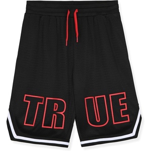 True Religion Boys Shorts Athletic Mesh Short for Kids(True Black)