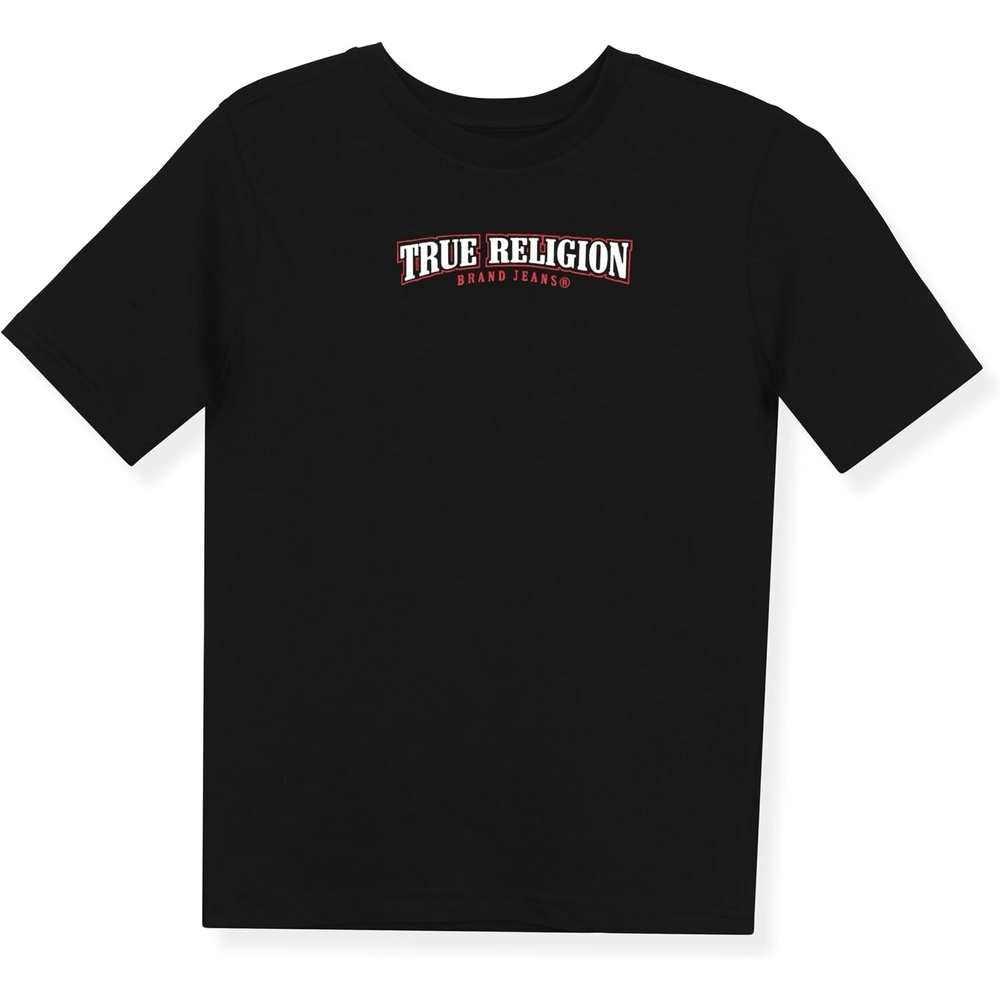 image:imageTrue Religion Boys Tee Shirts Short Sleeve Cotton TShirt for Boys Graphic TeesBlack White Red
