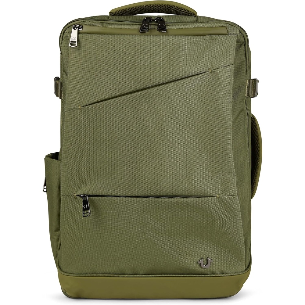 image:imageTrue Religion Travel Backpack for Men Flight Approved 16 Laptop Tech Bag  Carryon travel backpack 16in laptop compartment clothes storage tech organizer flight approvedOlive
