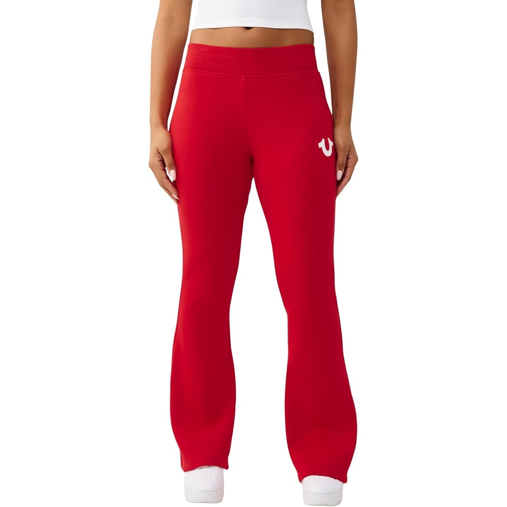 image:imageTrue Religion Womens Branded Bootcut Pant  MidRise Fit Fading DetailsSalsa