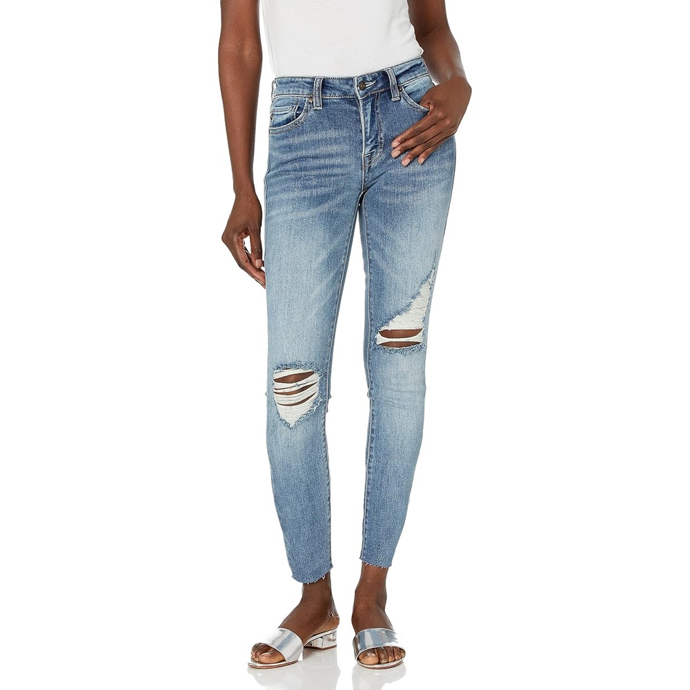 image:imageTrue Religion Womens Halle Mid Rise Super Skinny Jeans for Women  Womens Jeans Skinny Fit Comfortable amp TrendyDeep Sleep