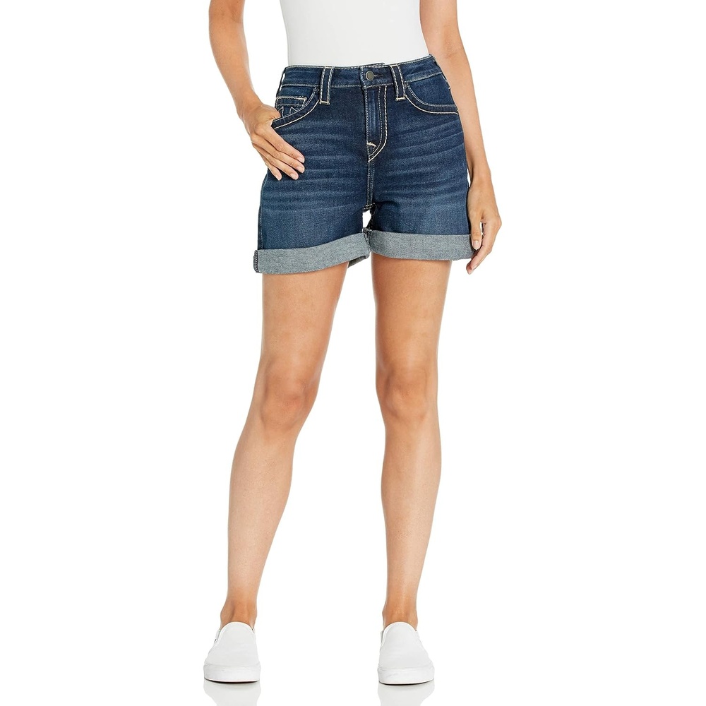 image:imageTrue Religion Womens Jennie Big T Mid Rise ShortStreet Chronicles