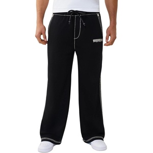 True Religion Men’s Baggy Super T Sweatpant(Jet Black)