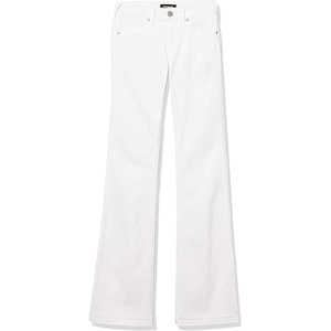 True Religion Women’s Becca Mid Rise Bootcut Jeans – Premium Stretch Denim, Flattering Ladies Jeans(Optic White)