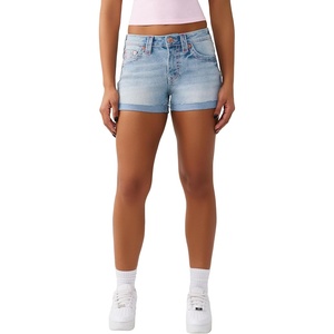 True Religion Women’s Jennie Mr Short Big T(Flax Flower)