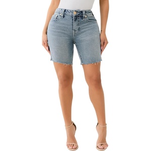 True Religion Women’s Riley Mr Bermuda Slit Flap Big T ​(Sunset Beach)