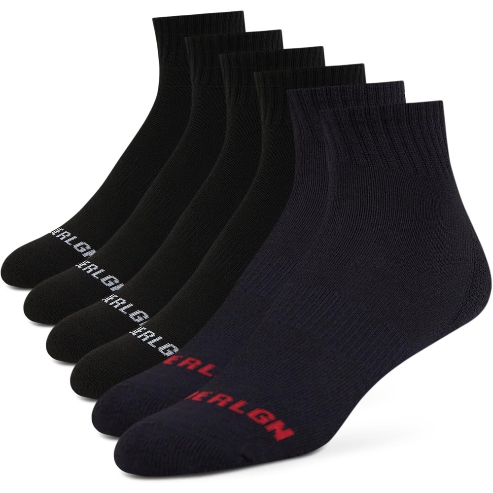 image:imageTrue Religion Mens Ankle Socks for Men 6 amp 12 Pairs Soft Athletic Socks6 Pairs Black
