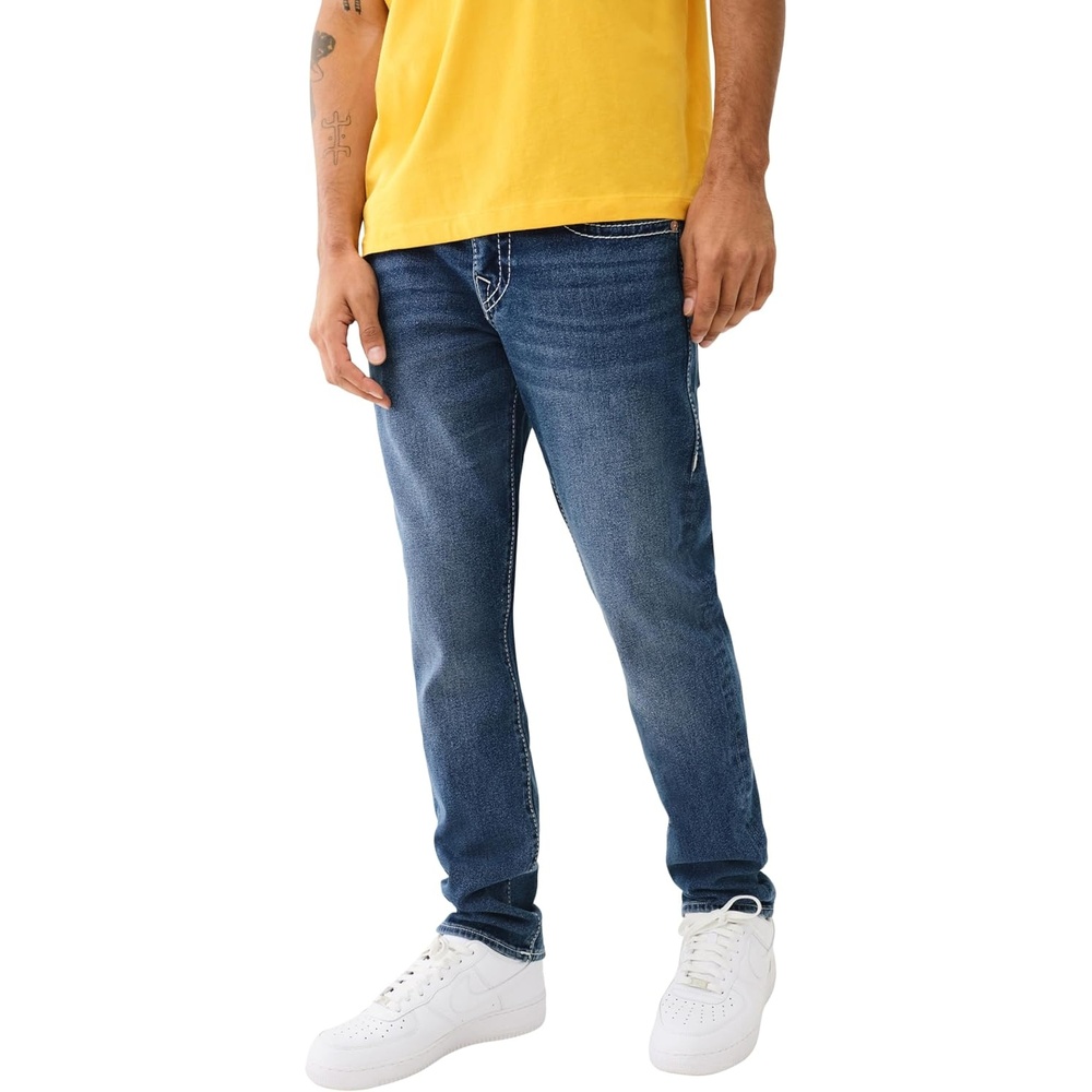 image:imageTrue Religion Mens Geno Big T Flap Slim FitMedium Blustery Wash