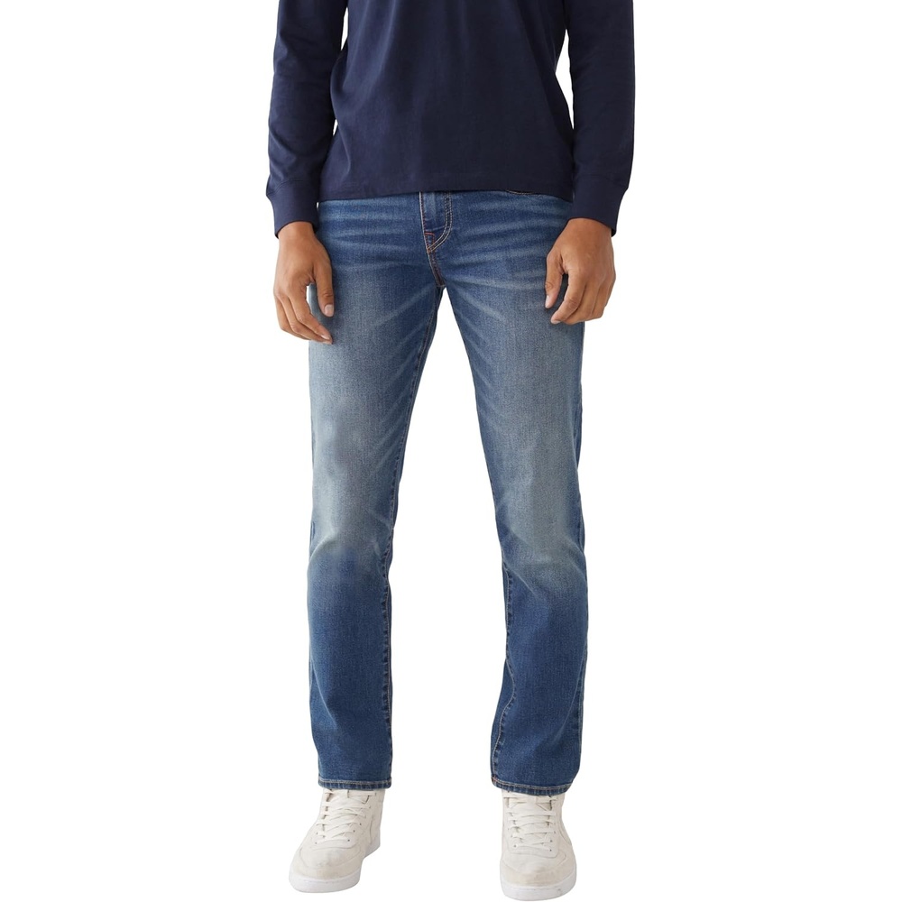 image:imageTrue Religion Mens Geno Slim Fit Straight Leg JeanFoum Baseline