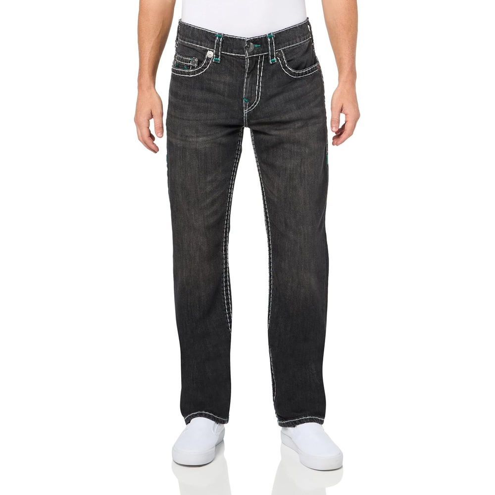 image:imageTrue Religion Mens Ricky Nf Super TJeansGrove St Black Wash