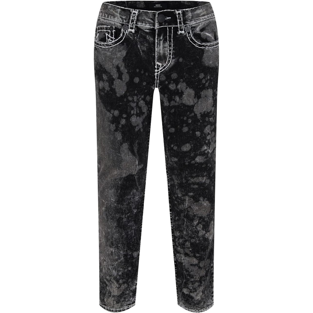 image:imageTrue Religion Mens Rocco No Flap Super TRoaring Black W Destroy Wash