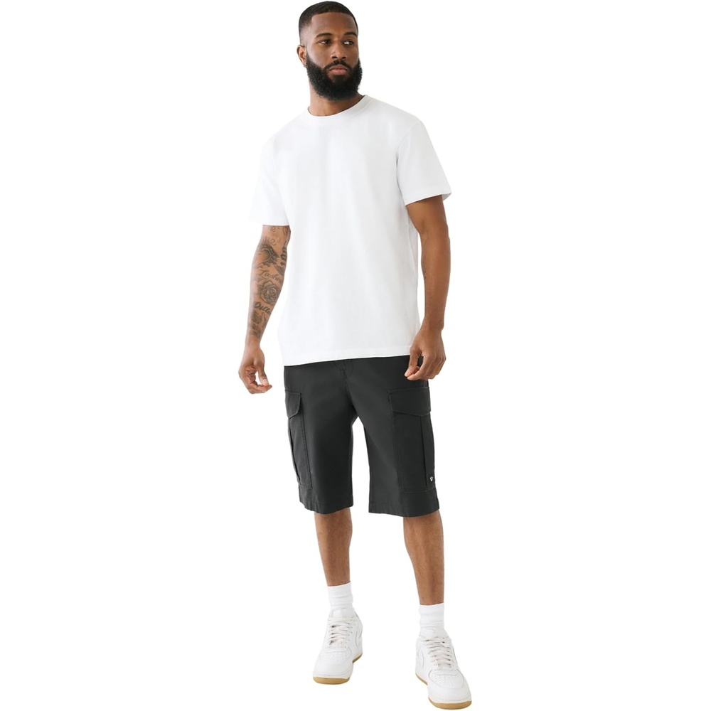 image:imageTrue Religion Mens Sn Classic Cargo ShortsJet Black