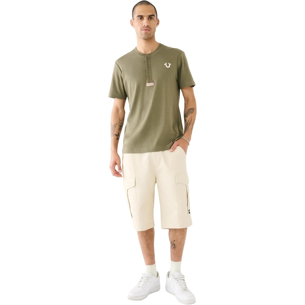 image:imageTrue Religion Mens Sn Classic Cargo ShortsTapioca