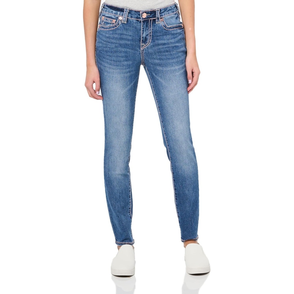 image:imageTrue Religion Womens Jennie Mid Rise Curvy Fit Skinny Ankle Jean  Skinny Jeans for Women Comfortable amp TrendyKarachi