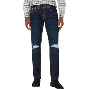 True Religion Mens Geno Slim Fit Jean(Razor Dark)