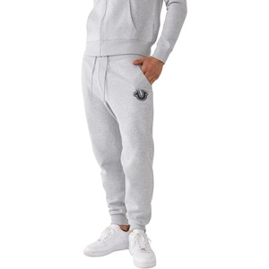 True Religion Men’s Puff HS Jogger Pants(Heather Grey)