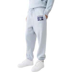 True Religion Men’s Relaxed Ladder Applique Joggers(Sky Blue)