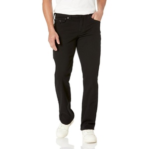 True Religion Men’s Ricky Straight Leg Jeans with Back Flap Pockets | Mens Jeans(2sb Body Rinse Black)
