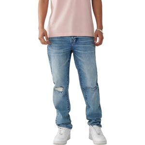 True Religion Mens Rocco Nf Sn 32 Inseam(Torrential Medium Wash W/ Rips)