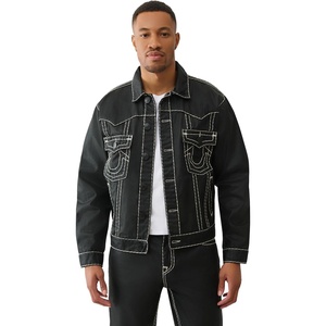 True Religion Oversized Super T Coated Jacket for Men – Men’s Jean Jacket