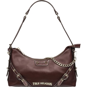 True Religion Shoulder Bag, Gold(Wine)