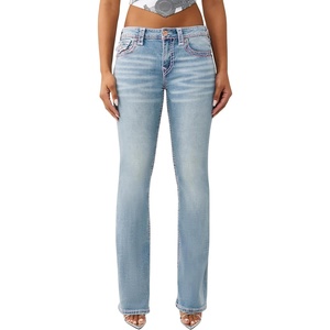 True Religion Women’s Becca Super T Bootcut Jean | Mid Rise Fit, Stretch Denim, Signature Super T Stitching