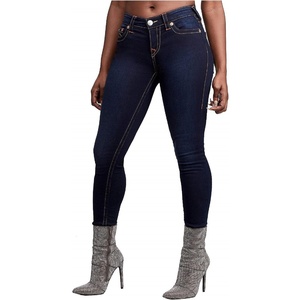True Religion Women’s Jennie Mid Rise Curvy Fit Skinny Ankle Jean – Skinny Jeans for Women, Comfortable & Trendy(Minimal Abrasion)