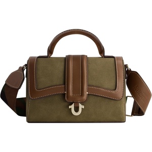 True Religion Women’s Satchel Bag, Mini Crossbody Purse Handbag with Adjustable Shoulder Strap(Camo)