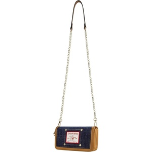 True Religion Women’s Zip-Around Wallet with Chain, Dark Denim, One Size | Compact profile with multiple card slots for everyday carry.