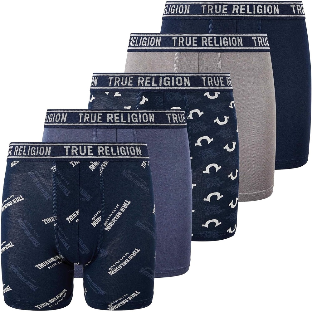 image:imageTrue Religion Boys Underwear 5 Pack Modal Premium Boxer Briefs Boys 618Multi 5