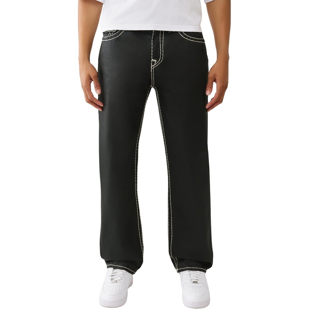 image:imageTrue Religion Coated Bobby Super T Flap Jeans for Men  32  Mens Flap Pocket Jeans