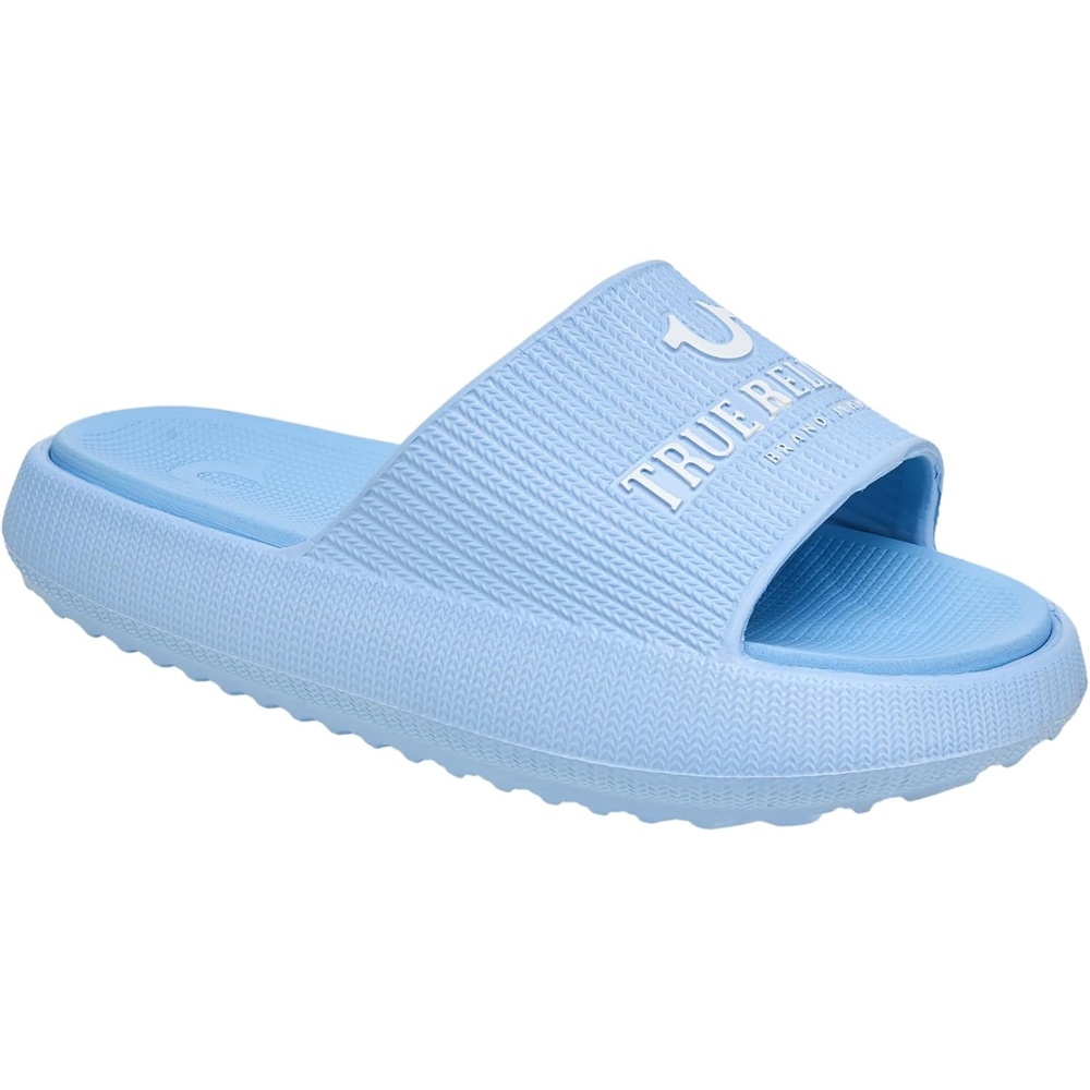 image:imageTrue Religion The Womens Meg Pool Side SlidesLight Blue
