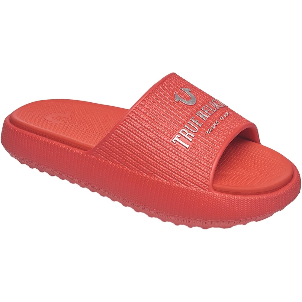 image:imageTrue Religion The Womens Meg Pool Side SlidesRed