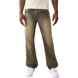 True Religion Men’s Ricky Super T Flap 34 in(Compass Trail Black Wash)